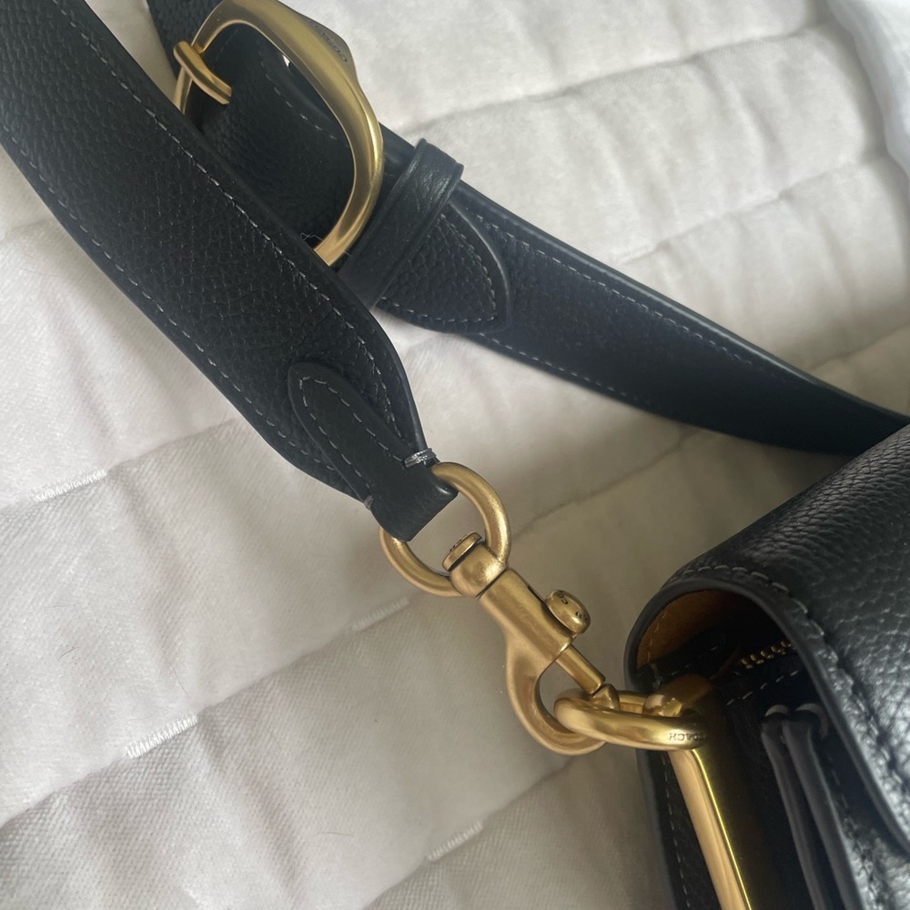 *Brand New* Coach Tabby 26 Black Leather Crossbody Bag - Picture 3 of 13